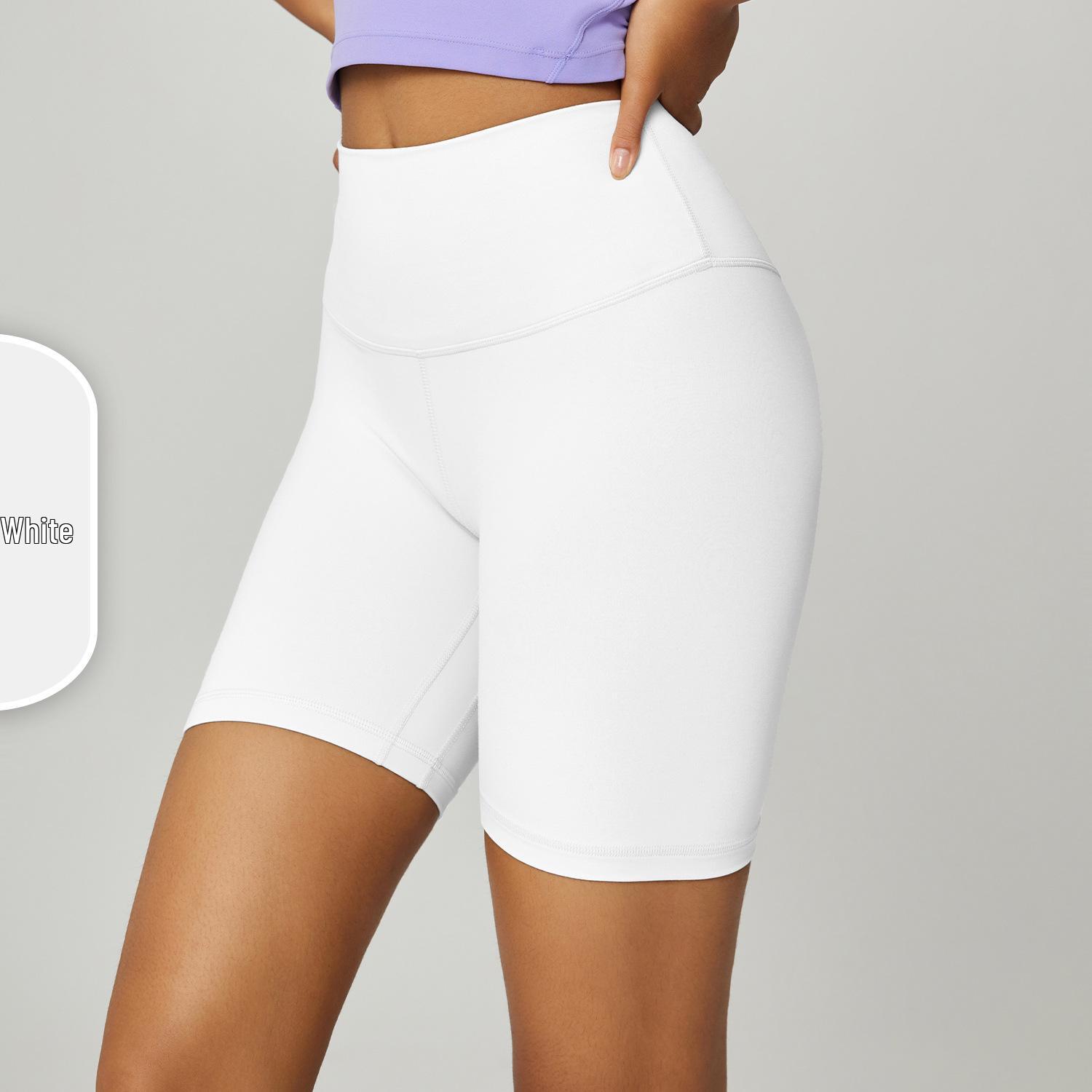 

Aidu AD Double-Sided Brushed Nude Yoga Shorts with Pockets - Women s Peach Butt 3-Point Sports Fitness Pants. 8
