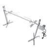 Rotisserie Kit for Barbecue Stainless Steel Spit Rod Meat Forks with Electric Motor