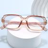 Anti-blue Light Glasses Simple Square Eyewear Women Men Niche Luxury Eyeglasses Blue Light Blocking Man Lady Computer Eyeglas