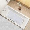 Extra Long Non-Slip Bath Mat with 200 Suction Cups, 40.5 X 101cm, Transparent Clear Shower Mat for Bathtub Safety