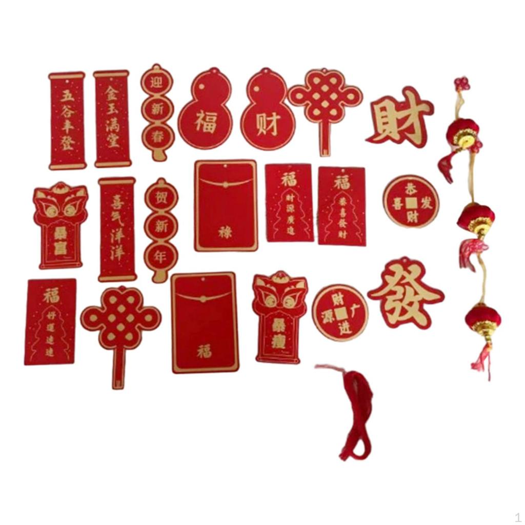 Chinese Year Decorations Hanging Lantern Pendant Dragon Decoration Good Luck for