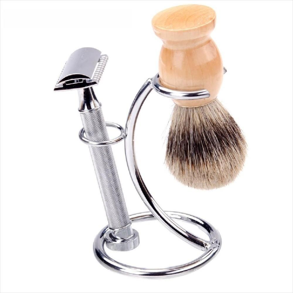 Multifunctional Razor Stand Holder Mustache Grooming Accessory Art Shaving Brush Stand Durable Razor Base