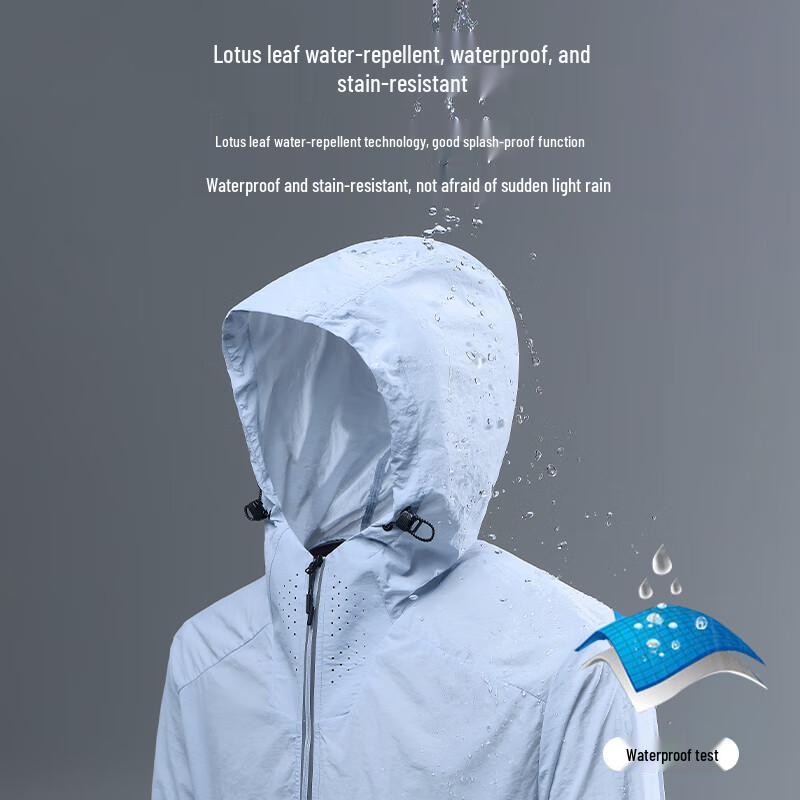 JOHLIN DREAM UPF50+ Couple Outdoor Sun Protection Hoodie Jacket