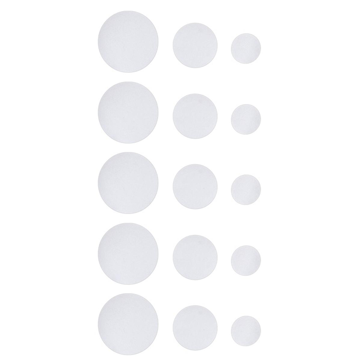 

3 размера круглая подставка из фетра для обеденного стола защитная подкладка термостойкая подставка под чашку кофе чай кружка подставка для столовых приборов кухонные принадлежности 15pcs белый