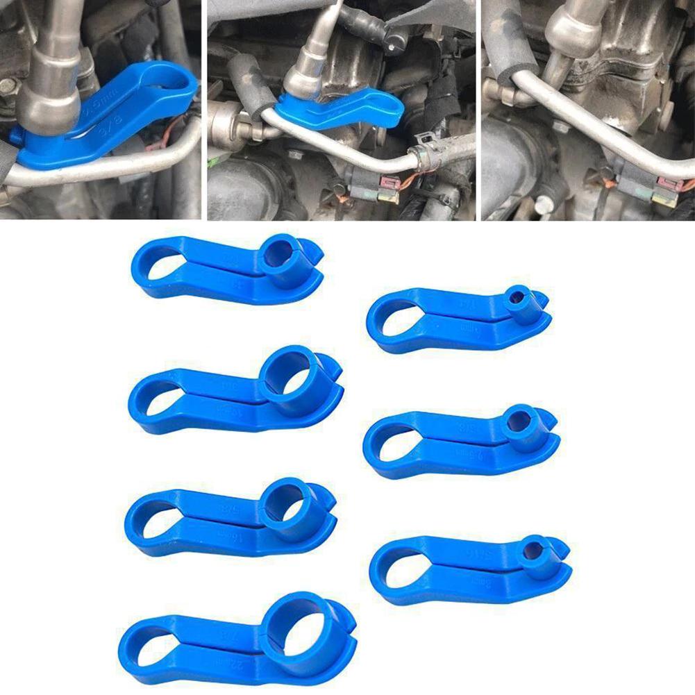 7-teiliges Kraftstoffleitungs-Trennwerkzeug-Set Ölrohr-Demontagewerkzeug 1/4", 5/16", 3/8", 1/2", 5/8", 3/4" und 7/8" Auto-Reparatur-Kit Set