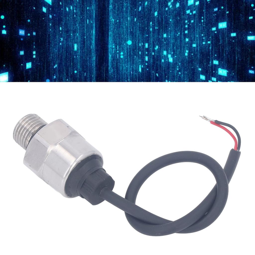 Pressure Transmitter G1/4in 4‑20mA Output 0‑0.5Mpa Range Pressure Transducer Sensor for Oil Fuel Gas