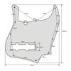 STD?JB Bass Panel Series Rear Cover Plate