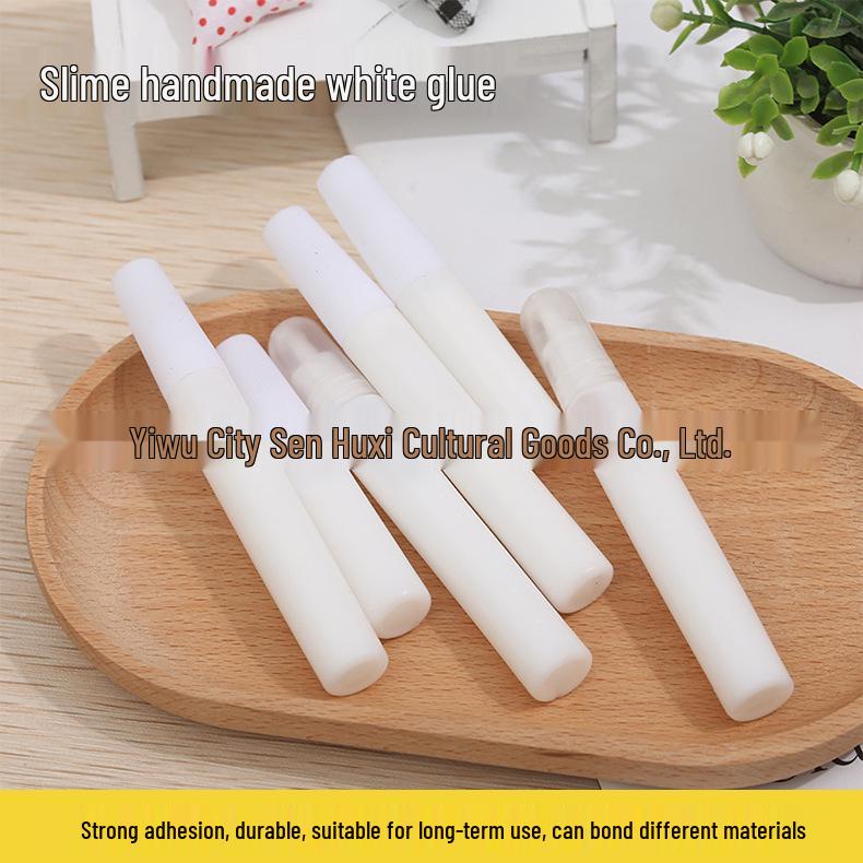 High Viscosity Handmade White Glue: 6ml, 10ml, 15ml for DIY, Kindergarten Art, Non-Woven Fabric & Woodworking Projects 6ml белый