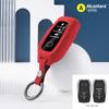 Alcantara Suede Remote Car Key Shell Case Coverk For Toyota Prado Crown Camry Corolla Sienna Highlander RAV4