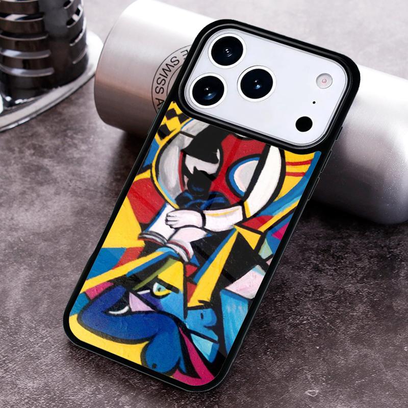 Picasso Abstrakte Kunst Malerei Handyhülle für iPhone 17 16 15 Pro Max Air 14 13 12 11 Plus Stoßfeste Capa Hülle