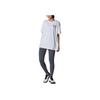 Under Armour Loose Logo Print Crew Neck Pullover Heavyweight Short Sleeve Drop Shoulder T-Shirt Women T-Shirt White 1383047-100