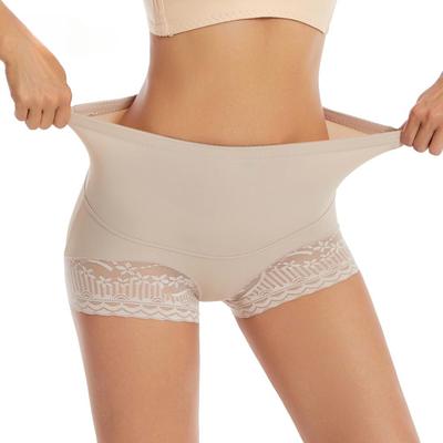 Γυναικεία εσώρουχα χωρίς ραφές για έλεγχο της κοιλιάς με εσώρουχα με δαντέλα με επίπεδη κοιλιά