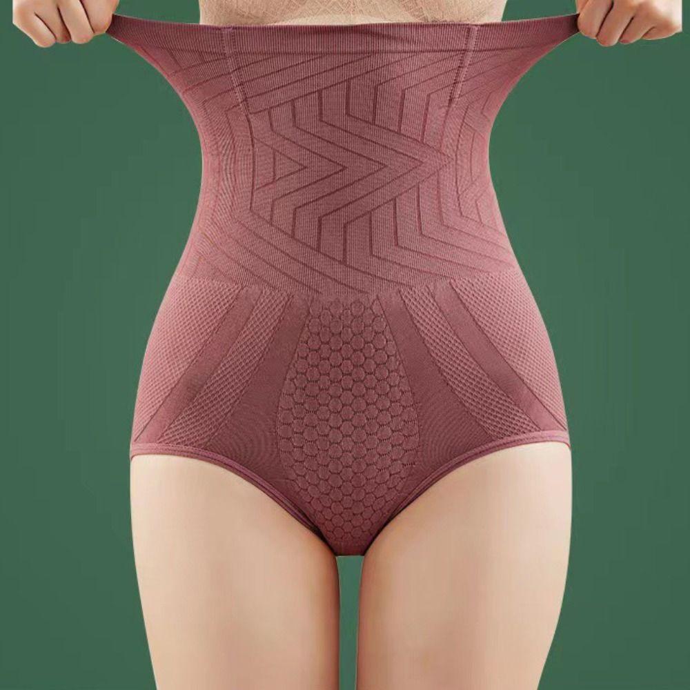 High Waist Postpartum Body Shapers Shapewear Slimming Underpants Elastic Seamless Underwear  Ladies