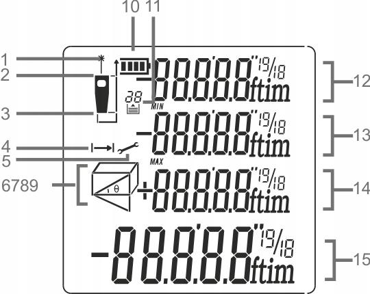 LASER RANGEFINDER DIGITAL DISTANCE METER 60m