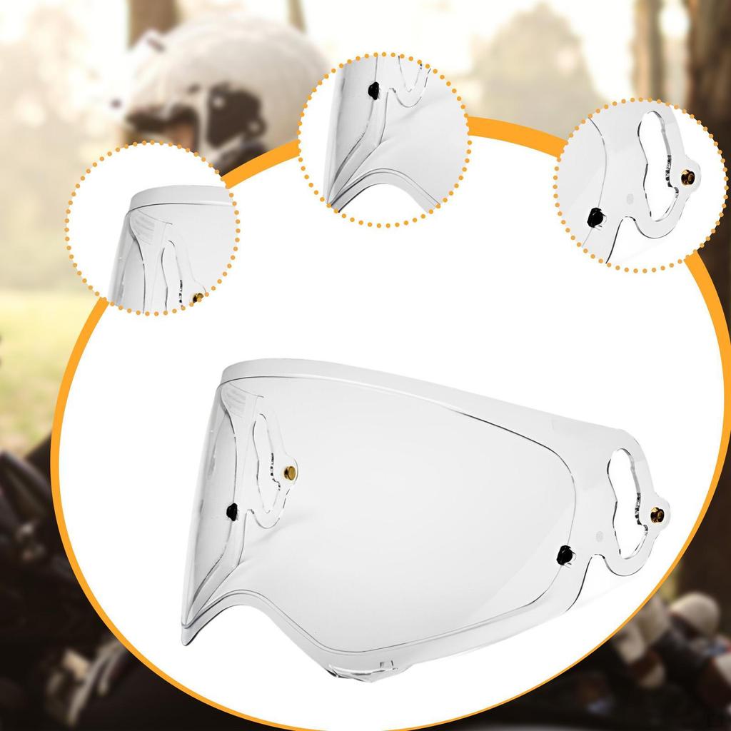 Helmet Visor, Portable Windshield, Motorcycle Windshield Replacement for Travel Cycling Supplies