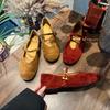 First Layer Sheepskin Insole Genuine Leather Mary Jane Shoes 2026 Spring Shallow Mouth Single Shoes Casual Retro Women's Shoes
