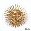 Spilla Dea del Sole Retro Oro Euro-Americana di Dili Xue