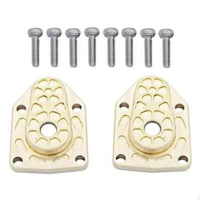 2 Pieces RC Rear Steering Outer Upgrage Cover, Brass Cover Accessory ,Outer Housing
