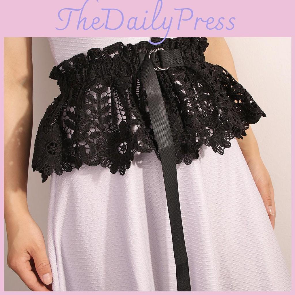 Lace Adjustable Womens Waist Belt With Cotton Material For Summer And Seasons Winter