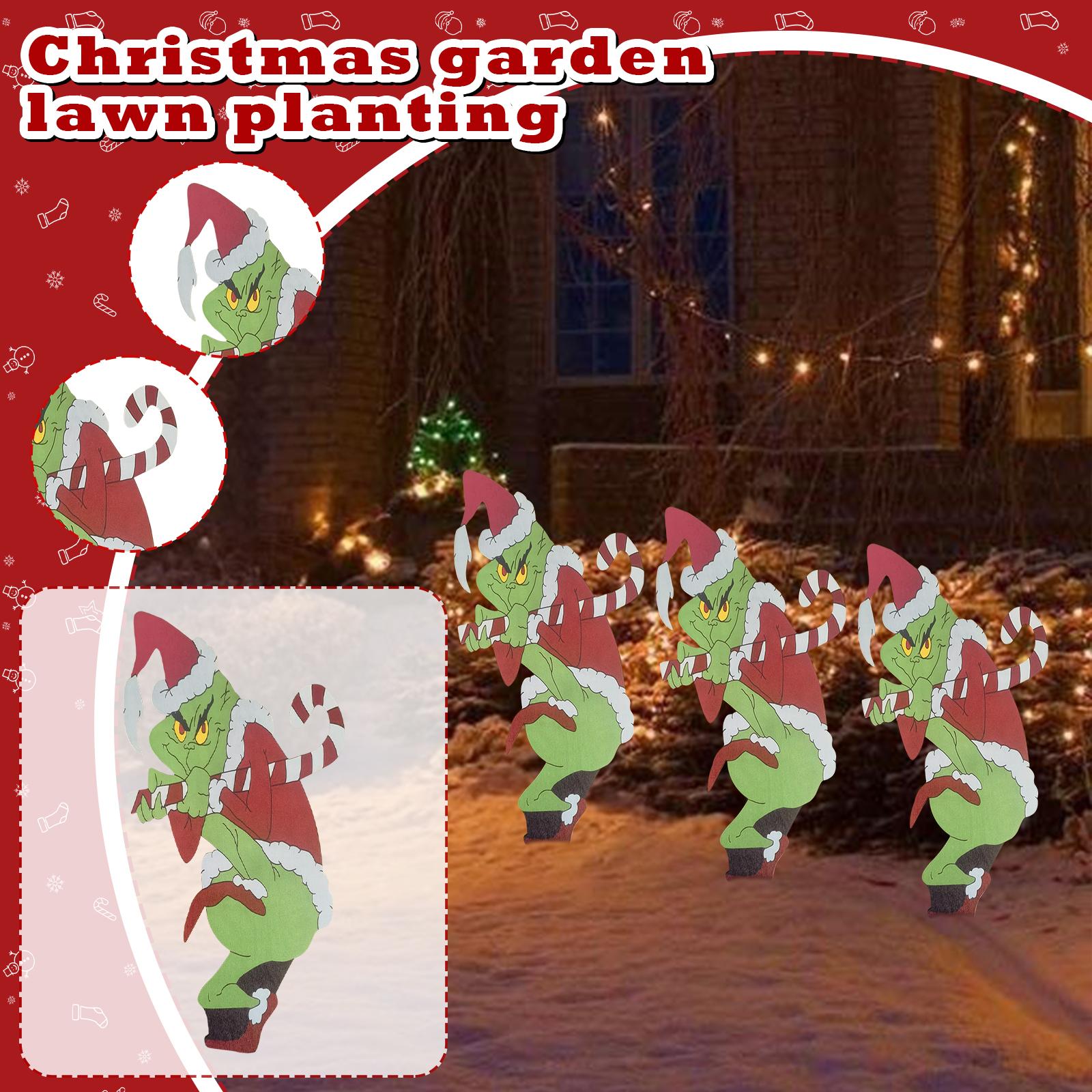 Рождественское украшение двора, забавное украшение, рождественское украшение, уличное празднование по случаю One Size