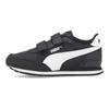 Puma ST Runner V3 Nylon Little Kid Black White Kids Sneakers 384902-01