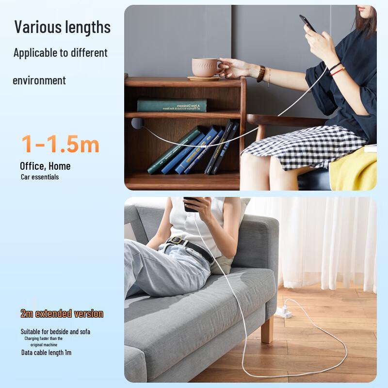 XuanYi Type-C 6A 120W/100W Fast Charging Cable for Xiaomi