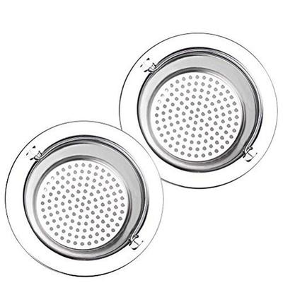 2 Pcs Stainless Steel Kitchen Sink Strainer Sink Basket Strainer Water Screen for Kitchen Supplies