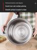 Large Stainless Steel Multi-Layer Steamer Pot for Steaming, Soup, and Fish, Compatible with Induction and Gas Stoves