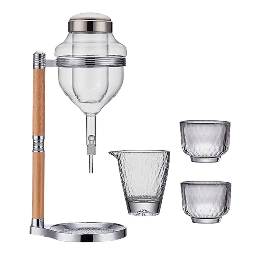 Decanter And Cup Set, Pot Dispenser for Cold Sake