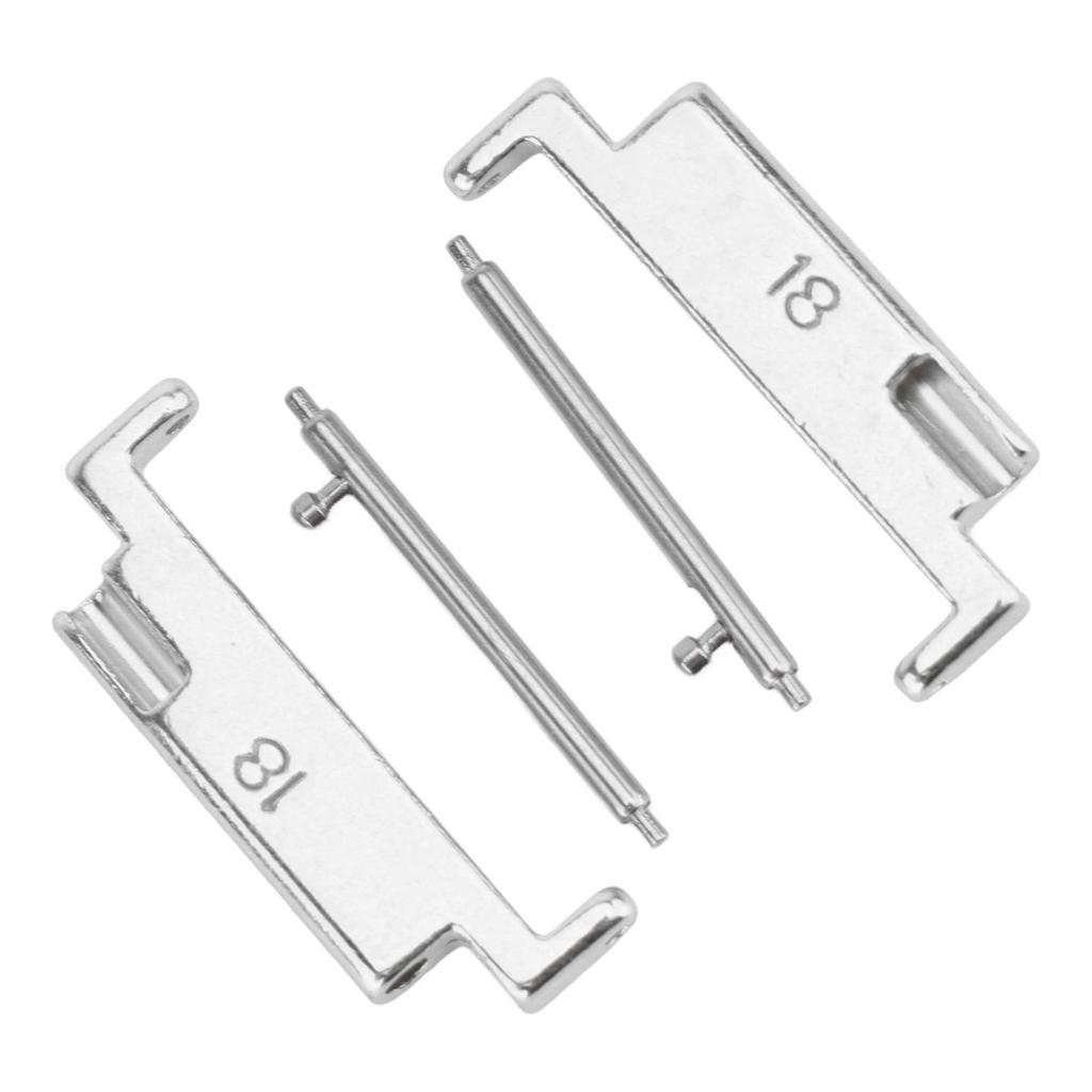 1 Paar Metall Uhrenarmband Adapter Uhrenarmband Verbindungsadapter Edelstahl Verbindungsadapter Ersatz für 18