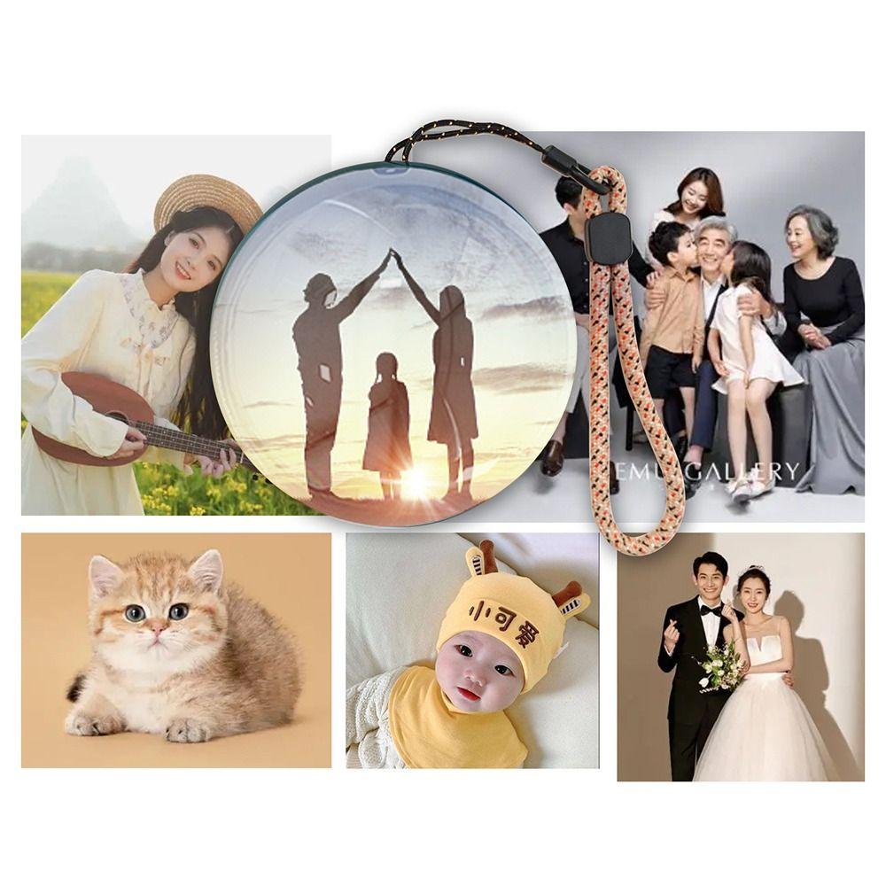DIY 3D Crystal Ball Electronic Screen Video Photo Album NEW Digital Video Display  Birthday Gifts