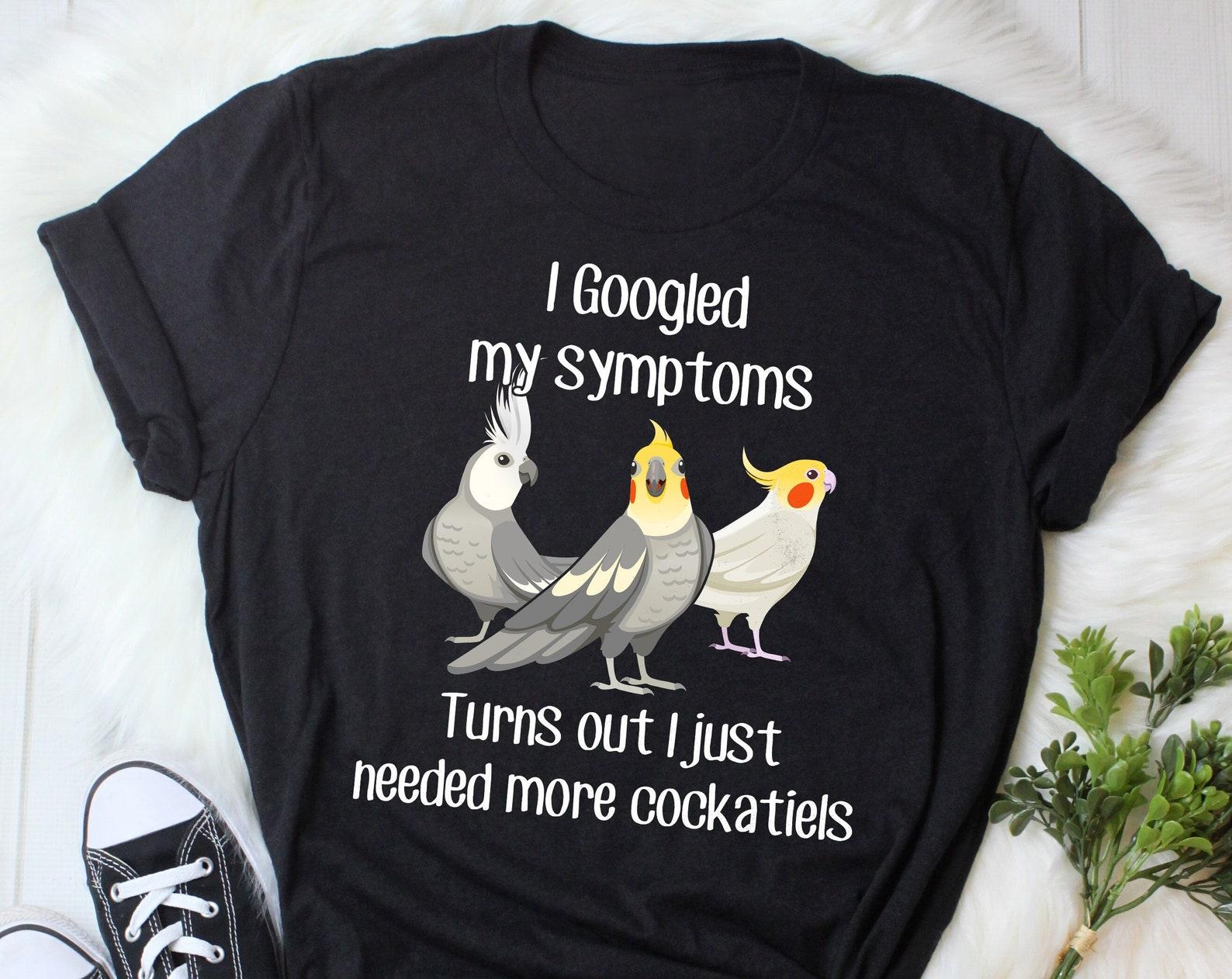 Cockatiel Shirt, , , Funny Parrot Lover Gift, Cute Bird T-shirt, Funny Cockatiel Tshirt, Pet Tee, Grey Lutino Whiteface Tiel Mom Dad 160