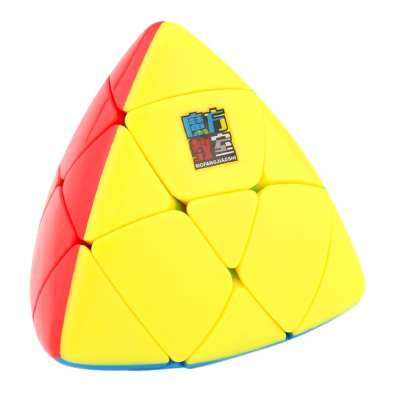 3x3 Pyramorphix Magic Cube Stickerless Brain Teaser Skewb Cube Puzzle Toy for Magic Cubes Beginners