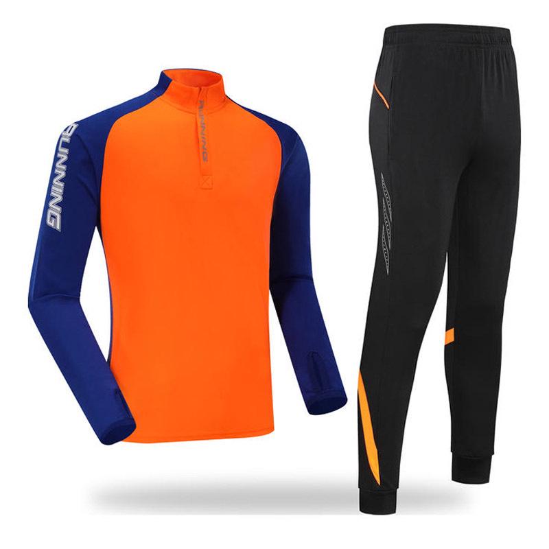 Men's & Women's Autumn/Winter Long Sleeve Football Training Suits - Adult & Children with Printing