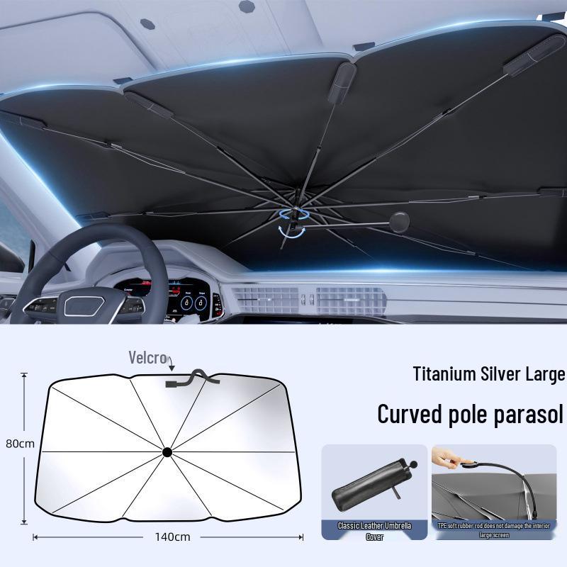 Car Windshield Sunshade – Heat Insulation & Sun Protection Front Cover