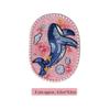 Cartoon Marine Animal Embroidered Iron-on Patch for Jeans, Bags & DIY Repair