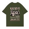 Dam T-shirt med tryck och rund hals och korta ärmar