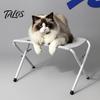 Small Dog Grooming Tool Pet Table with Foldable Stand, Adjustable Strap, Cat Hammock, 8-Hole Care Supplies Washing Station for Bathing, Nail Trimming