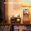 AIYIMA T9 PRO 200W Bluetooth 5.2 Tube Amplifier, Class D HiFi Digital Amplifier, 2.0/2.1 Channel, VU Meter, Bass/Treble Control, Black