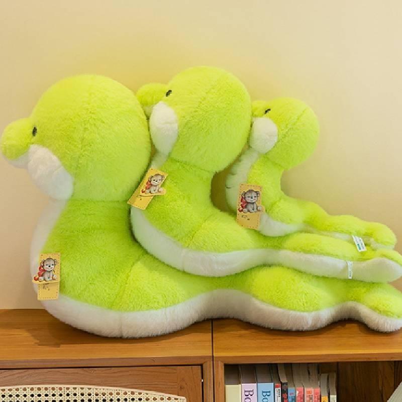 Adorable Plush Green Snake Doll Cotton Stuffed Animal Soft Cuddly Toy 100cm