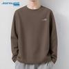 Jeanswest Men's Thermal Fleece Crew Neck Long Sleeve T-Shirt
