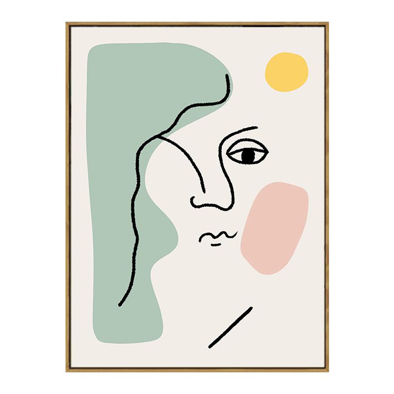 Vintage Picasso Matisse Abstract Women Face Line Art Posters Nordic Hand In Hand Decorative Paintings Canvas Wall Art Home Decor