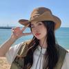 Anti-Sun Cowboy Hat Anti-UV Sunscreen Hat Fashion Bucket Hat  Gift