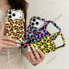 Wave Film 2-in-1 Mobile Phone Case Apple 16promax Amazon Hot-selling Contrasting Leopard Print iPhone17pm