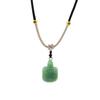 Cord Necklace Gemstone Pendant – Jade Turtle