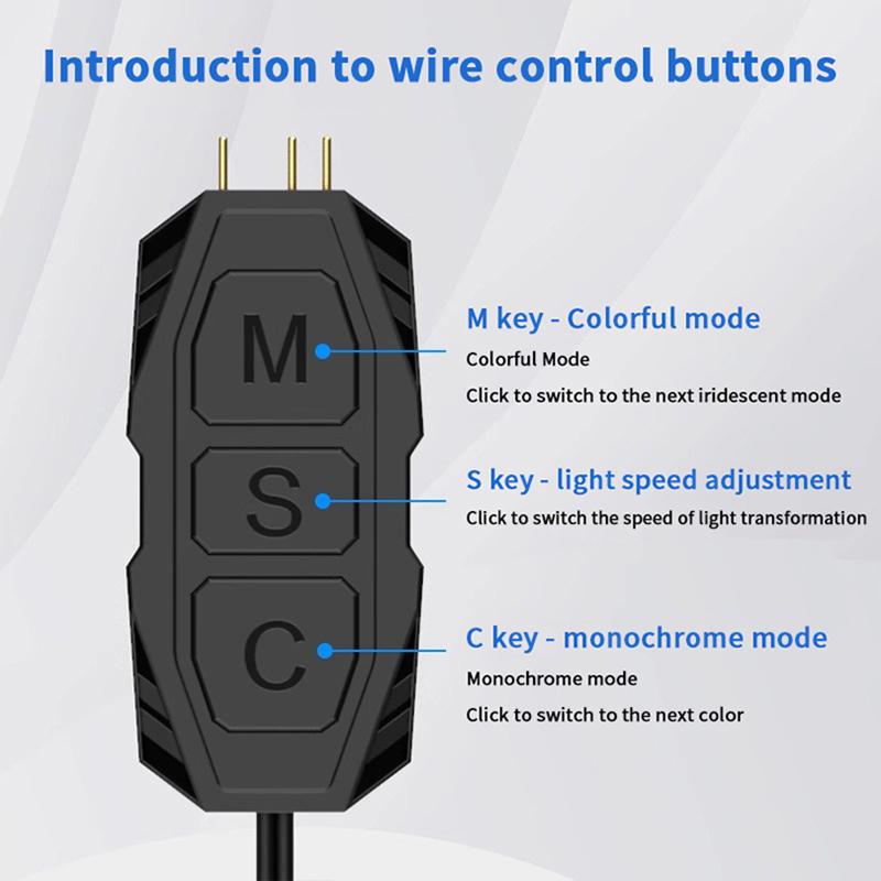 Argb Kontrolcü 5V 3Pin Sata Arayüzü Uzatma Kablosu Işık Kontrolcü Adaptörü PC Fanı CPU Soğutucu Fanı Işık Şeridi Radyatör İçin