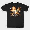 Asian Size Cotton Unisex Tshirt Print T-shirt Bakugo Explosive Action Art T-shirt No-Cut Print Regular Fit