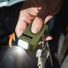C9 Portable Mini Flashlight with High Brightness, Adjustable Angle, Rechargeable, Multifunctional Red and Blue Warning Outdoor Work Light