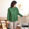 Shiz Madam Women S Sailor Collar Stitch Cotton Shirt T57285