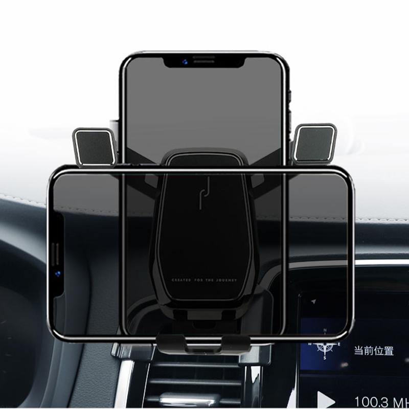 Car Phone Holder Air Vent Clip Clamp Mobile Phone Holders for Volvo XC90 Accessories 2015 2016 2017 2018 2019 2020 2021 2022